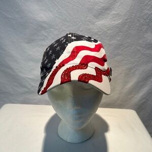 Patriotic Sequin Cap